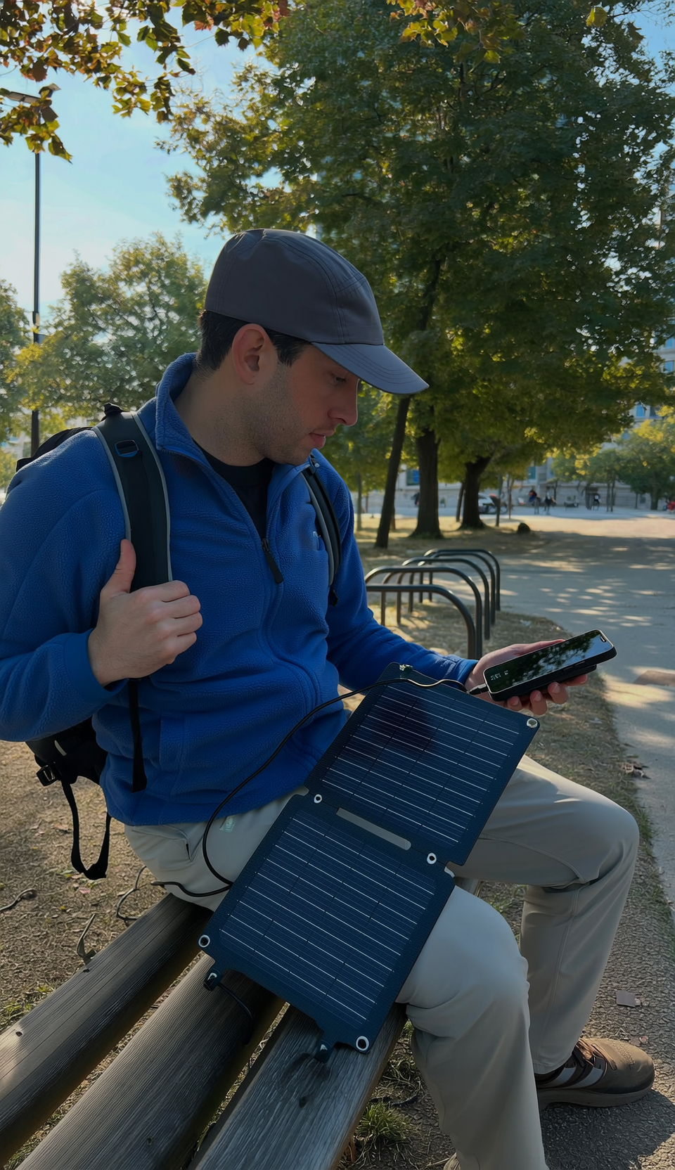 Foldable Solar Panel Charger 20–30W – Portable Power for Camping, Hiking & Outdoor Gear