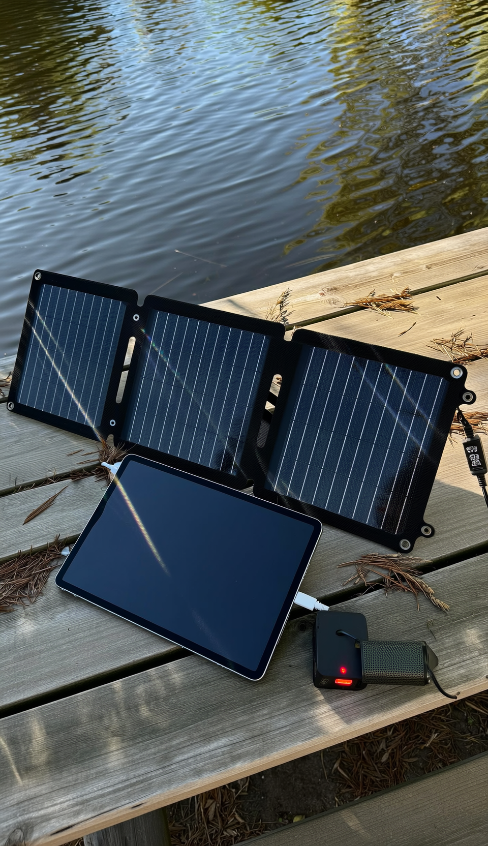 Foldable Solar Panel Charger 20–30W – Portable Power for Camping, Hiking & Outdoor Gear