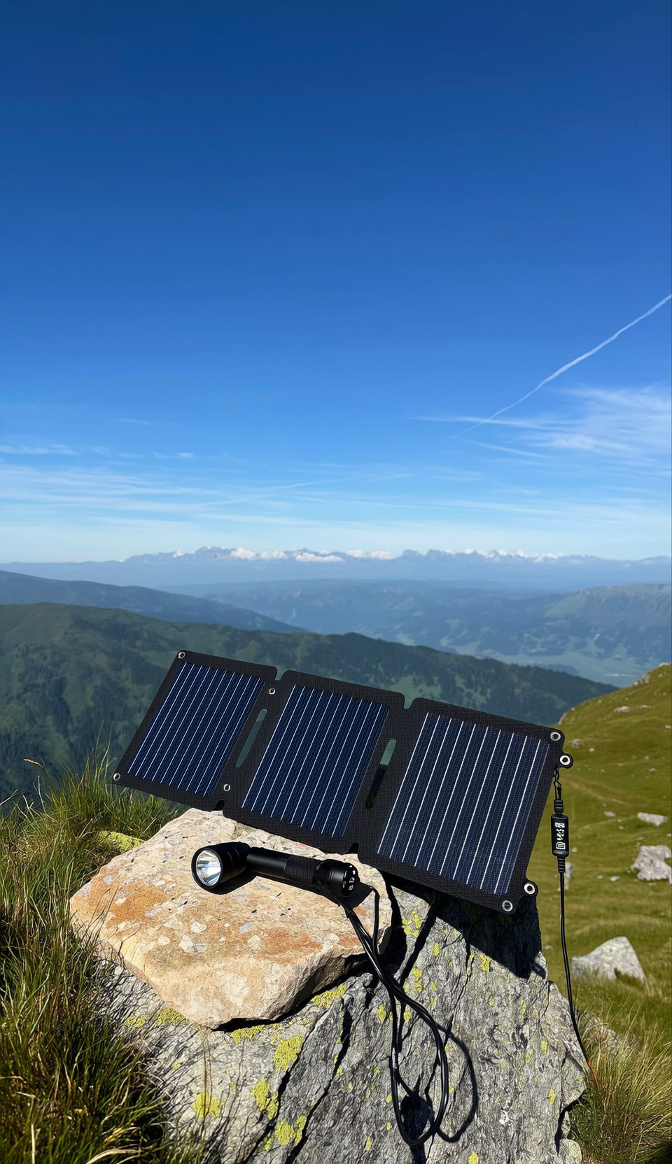 Foldable Solar Panel Charger 20–30W – Portable Power for Camping, Hiking & Outdoor Gear