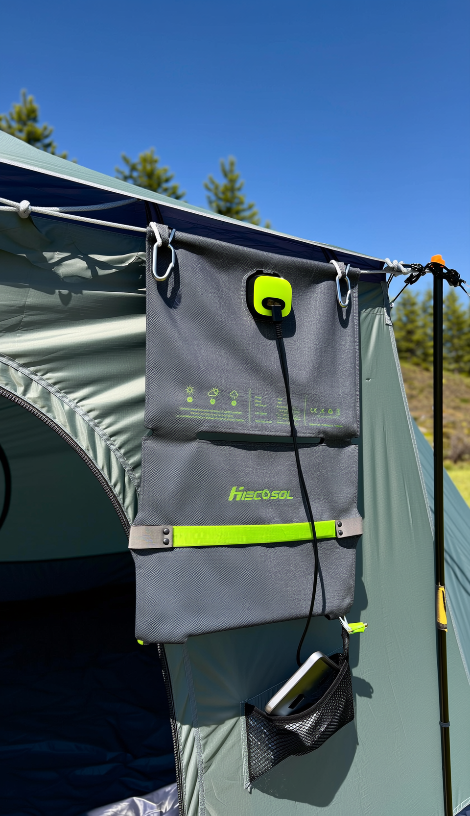 Foldable Solar Panel Charger 20–30W – Portable Power for Camping, Hiking & Outdoor Gear