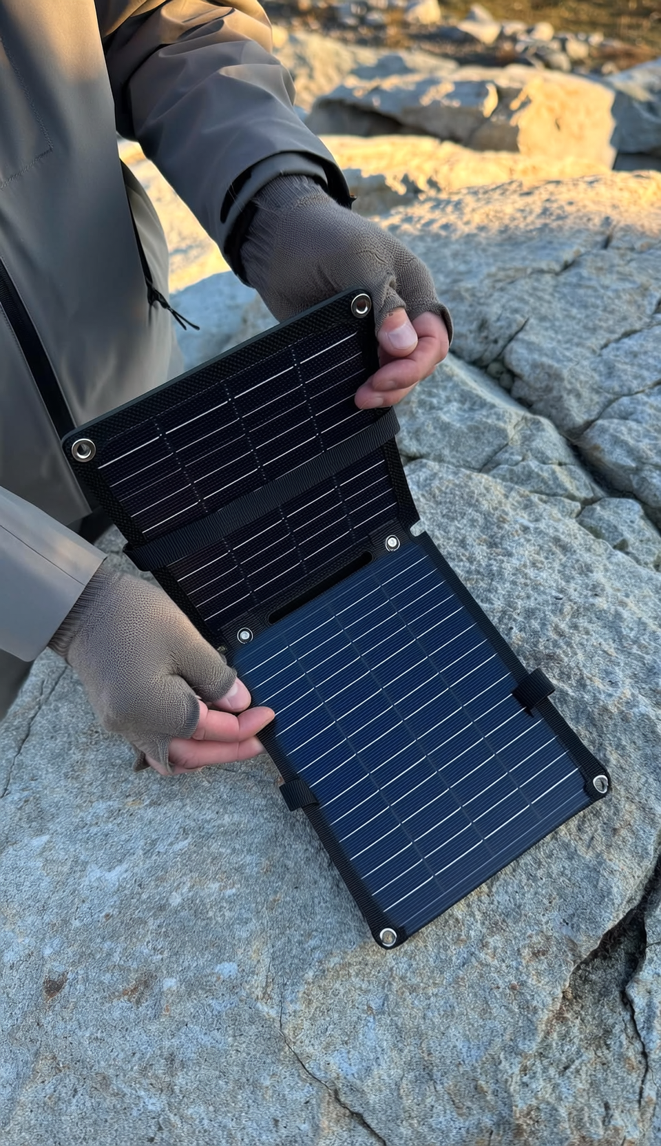 Foldable Solar Panel Charger 20–30W – Portable Power for Camping, Hiking & Outdoor Gear