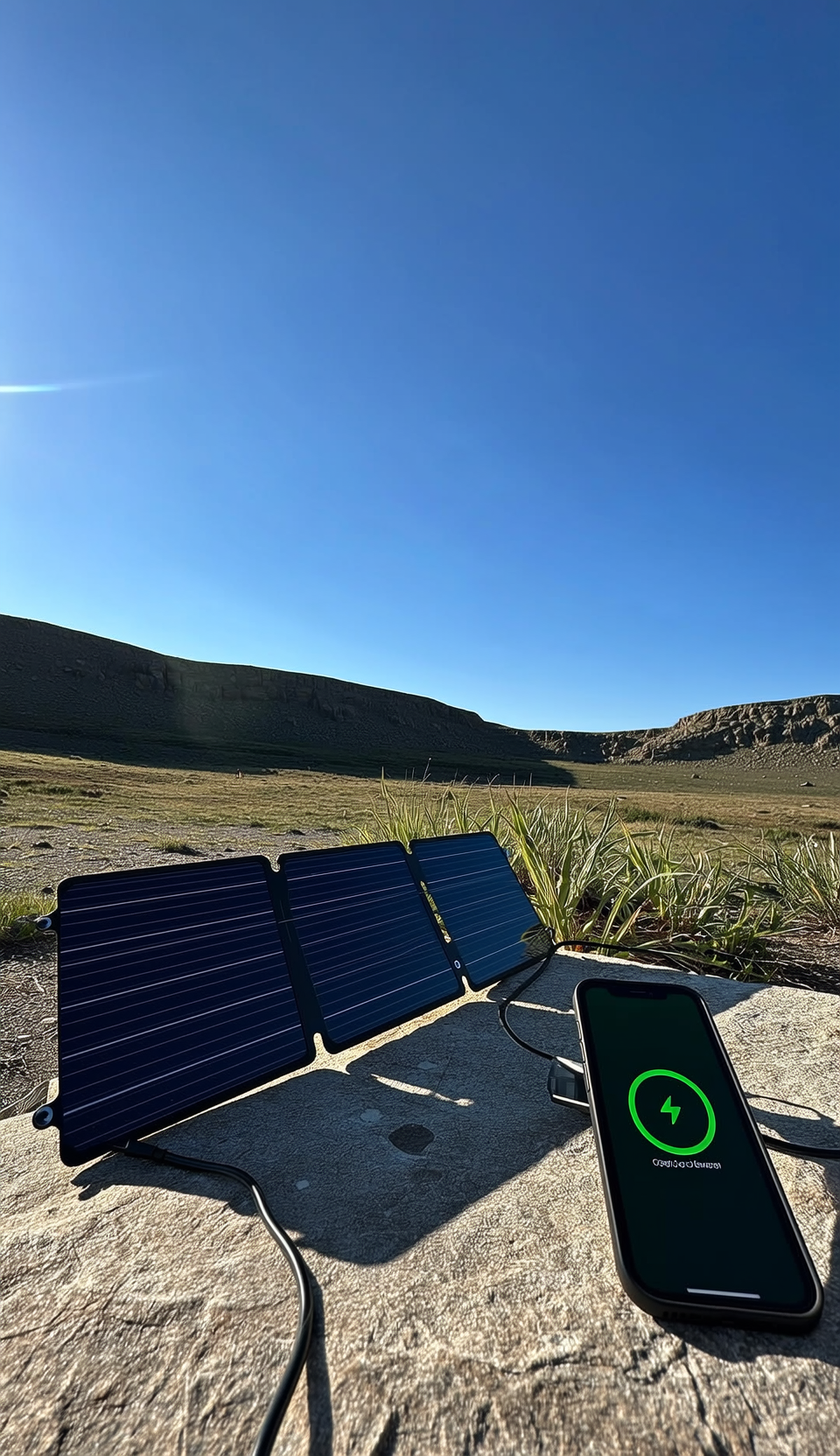 Foldable Solar Panel Charger 20–30W – Portable Power for Camping, Hiking & Outdoor Gear